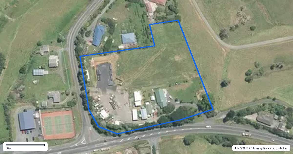 Property context map for 1 Morgan Road, Pukekohe East, Pukekohe