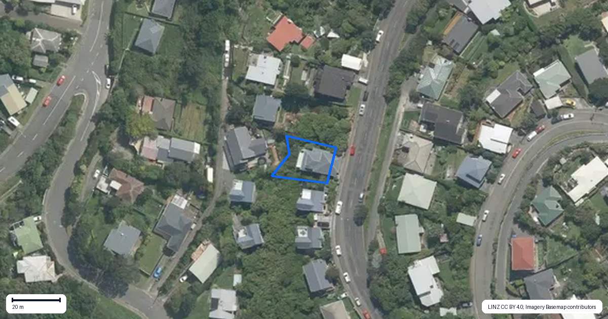 Property context map for 135 Pembroke Road, Wilton, Wellington