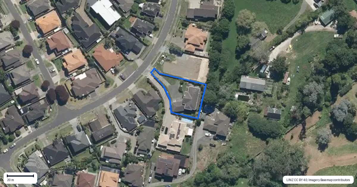 Property context map for 108 Cyril French Drive, Flat Bush, Auckland