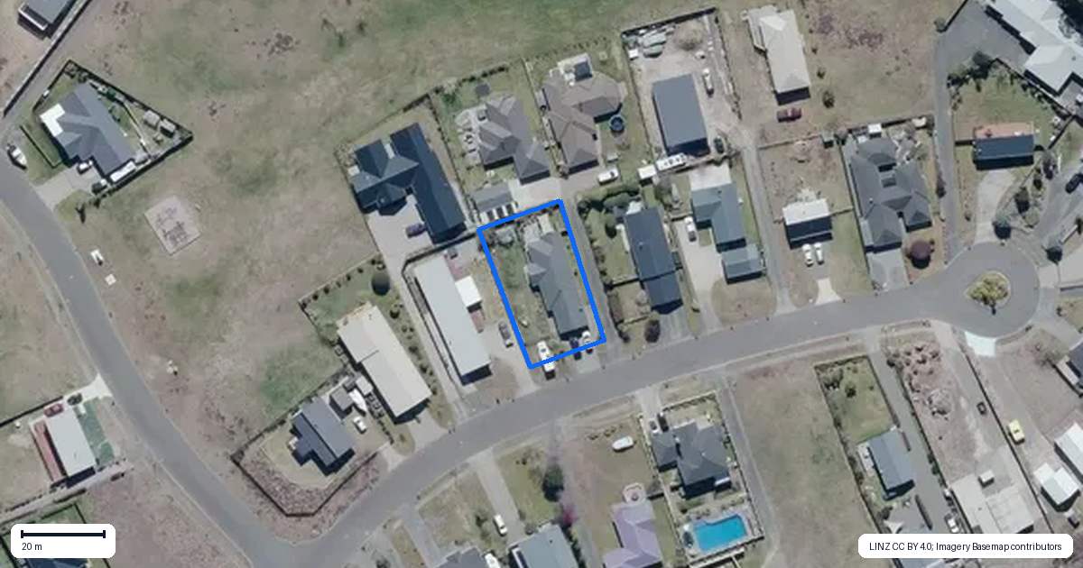 Property context map for 170 Parekaawa Drive, Motuoapa
