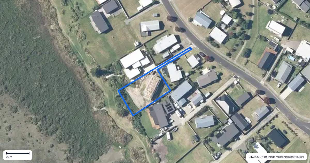 Property context map for 129 Kelly Jade Avenue, Matarangi, Whitianga