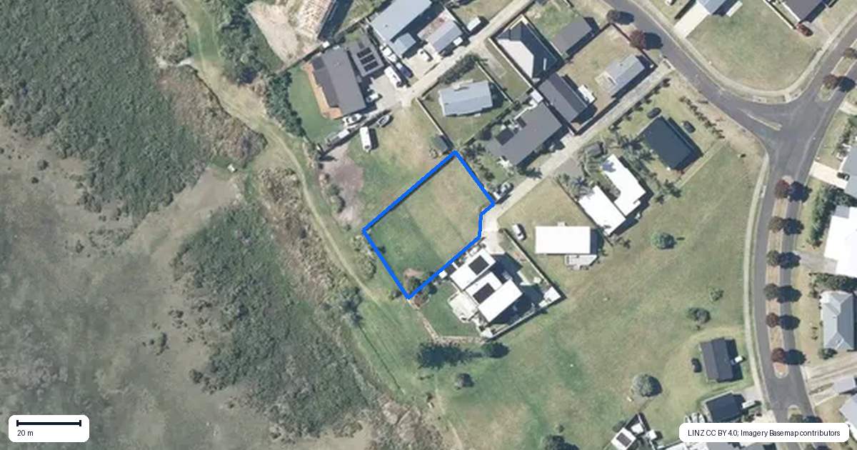 Property context map for 109 Kelly Jade Avenue, Matarangi, Whitianga
