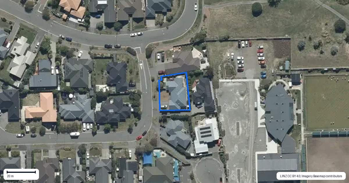 Property context map for 3 Woodhaven Place, Parklands, Christchurch