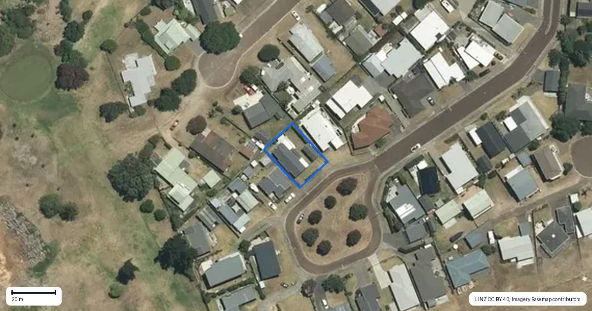Property context map for 28 Oceanair Drive, Pauanui