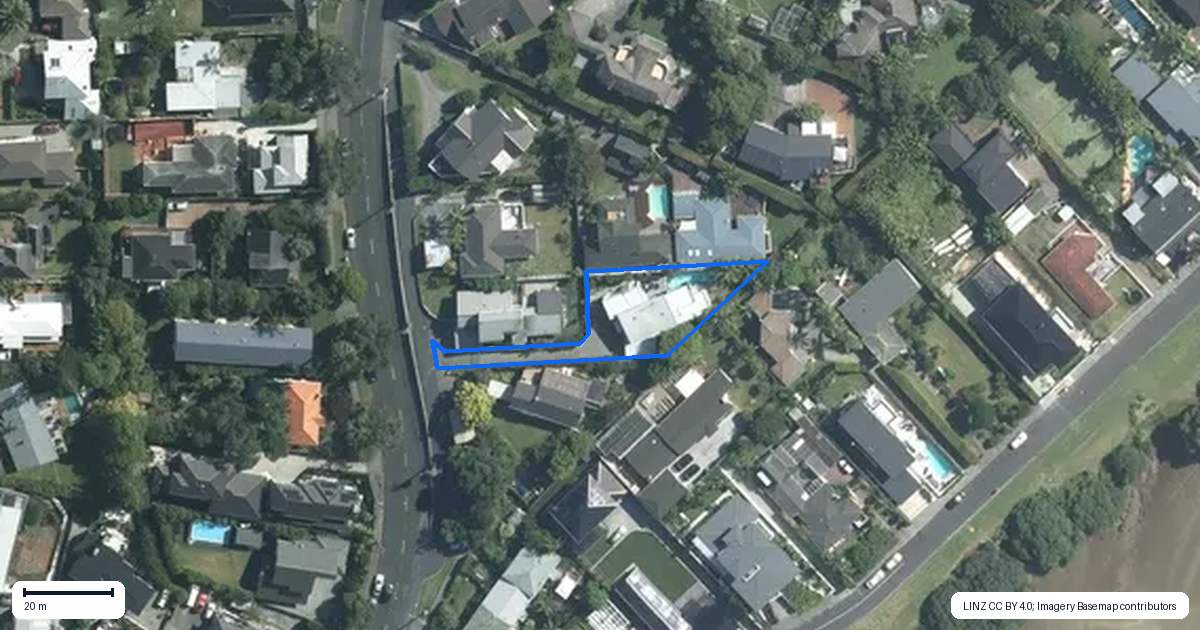 Property context map for 267 Riddell Road, Glendowie, Auckland