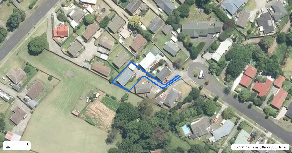 Property context map for 24A Childs Avenue, Pukekohe
