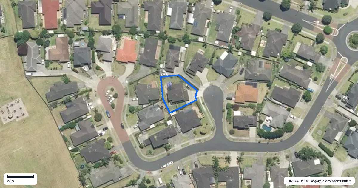Property context map for 4 Blantyre Court, Wattle Downs, Auckland