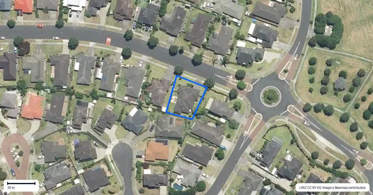 Property context map for 12 Turnberry Drive, Wattle Downs, Auckland