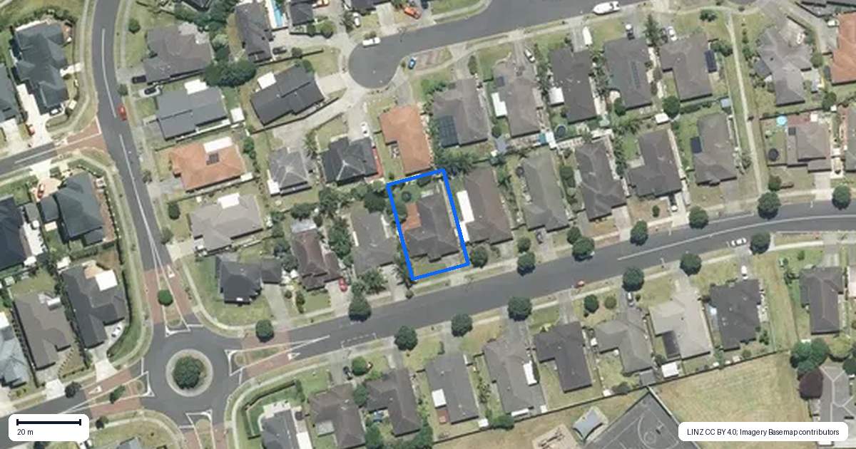 Property context map for 47 Turnberry Drive, Wattle Downs, Auckland