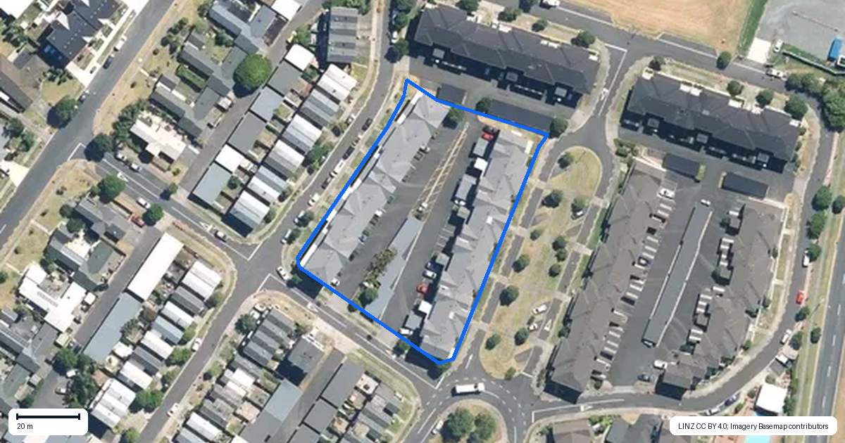 Property context map for 6/32 Opito Way, East Tamaki, Auckland