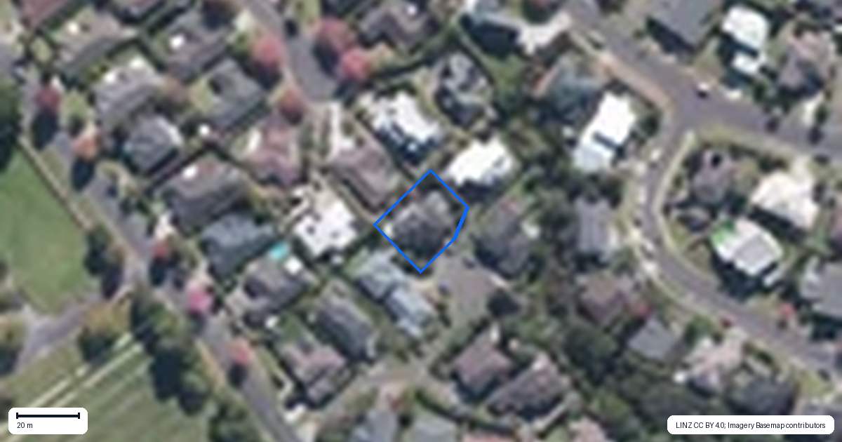 Property context map for 256 Schnapper Rock Road, Schnapper Rock, Auckland