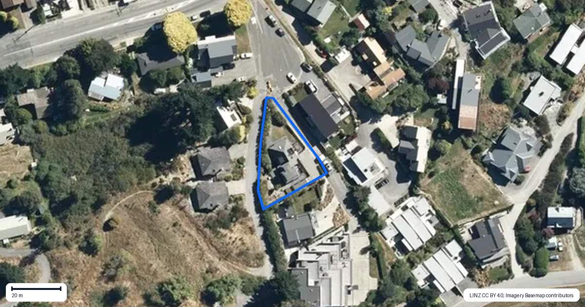 Property context map for 10 Lordens Place, Fernhill, Queenstown