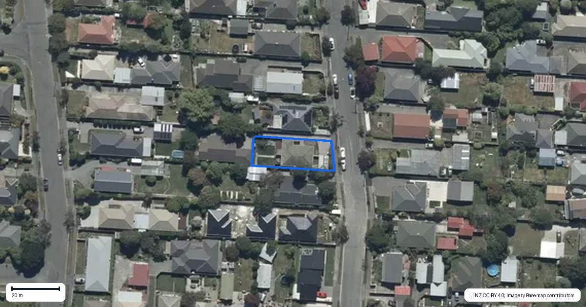 Property context map for 5 Shaftesbury Street, Avonhead, Christchurch