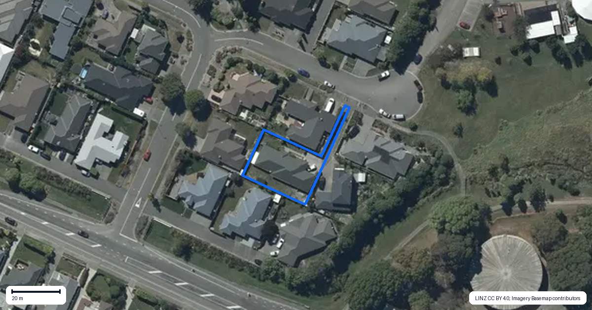 Property context map for 6 Meeking Place, Aidanfield, Christchurch