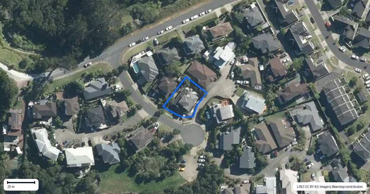 Property context map for 6 Carol Lee Place, Albany Heights, Auckland