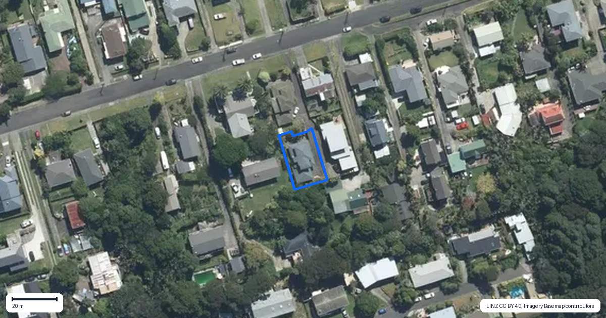 Property context map for 44A Park Road, Glenfield, Auckland