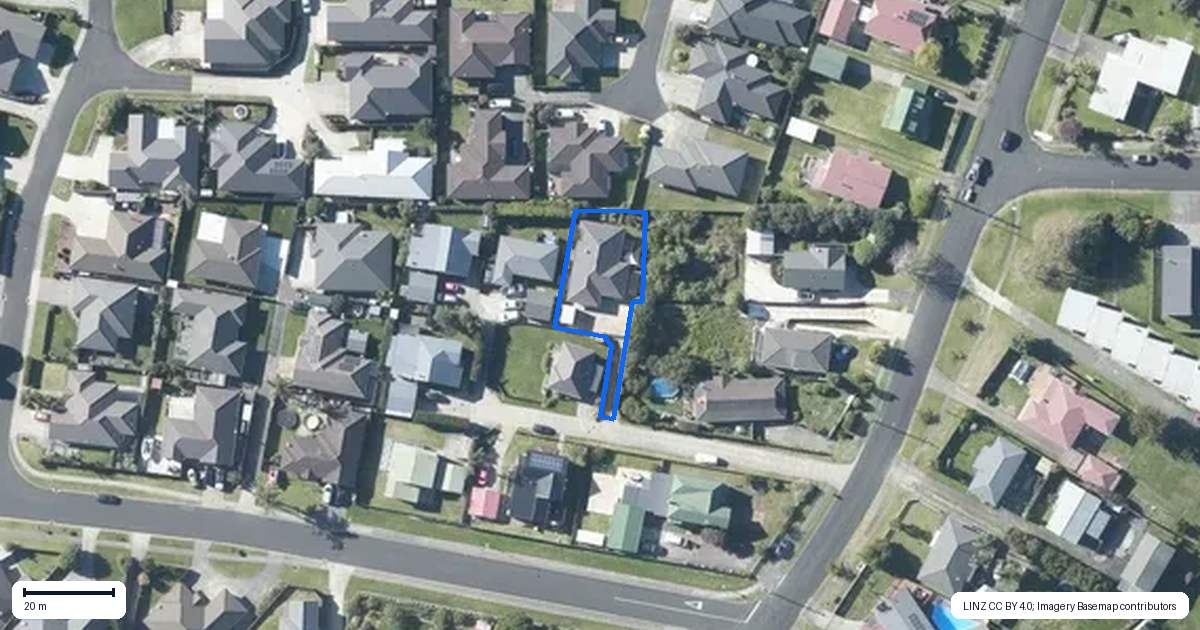 Property context map for 49G Martyn Street, Waiuku