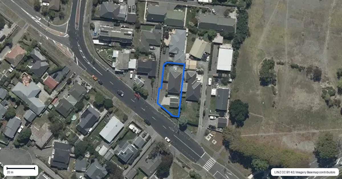 Property context map for 6 Lake Terrace Road, Burwood, Christchurch