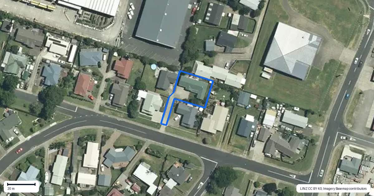 Property context map for 7 Cholmondeley Crescent, Whitianga