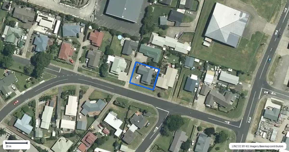 Property context map for 5 Cholmondeley Crescent, Whitianga