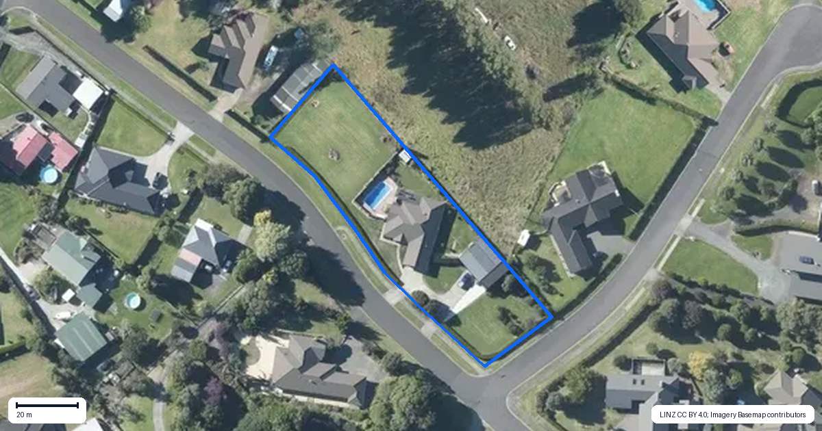 Property context map for 5 Kendallvale Drive, Waiuku