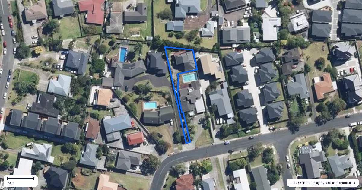 Property context map for 17A Grassways Avenue, Pakuranga, Auckland