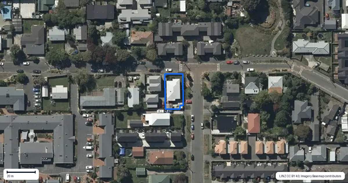 Property context map for 31 Kipling Street, Addington, Christchurch
