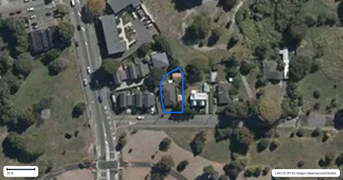 Property context map for 5 Glade Avenue, Richmond, Christchurch