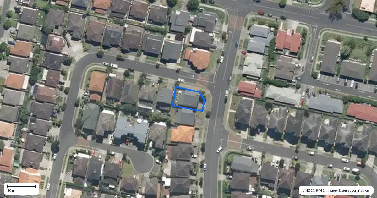 Property context map for 2 Janway Avenue, Flat Bush, Auckland