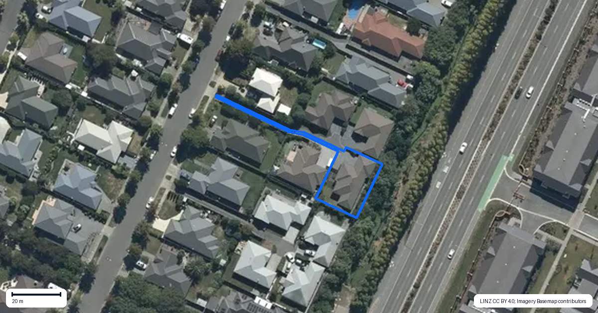 Property context map for 39A O'Neill Avenue, Northwood, Christchurch