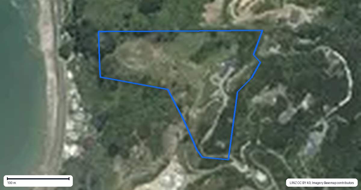 Property context map for 25D Tapu Coroglen Road, Tapu, Thames
