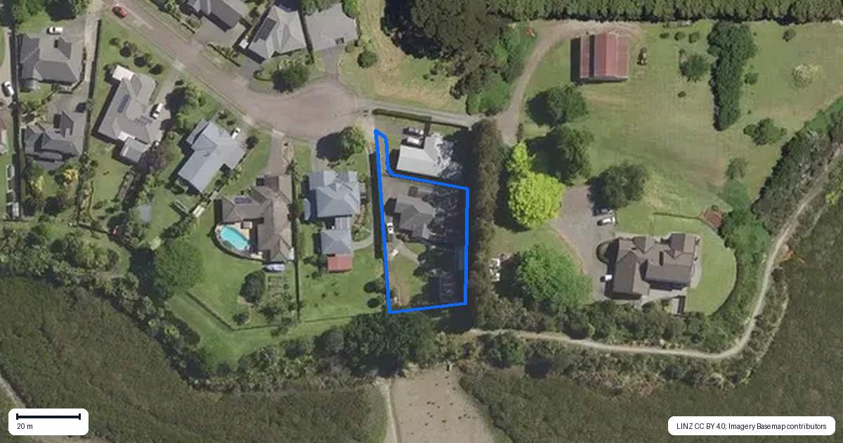 Property context map for 10 Bransley Grove, Katikati