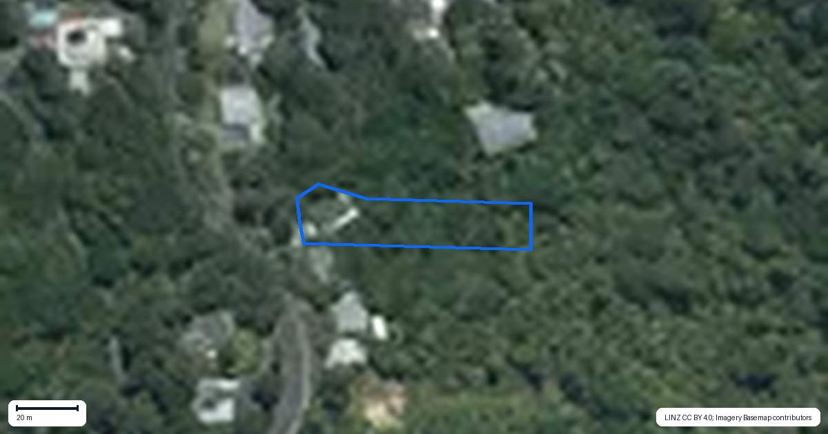 Property context map for 6 Otitori Bay Road, Titirangi, Auckland