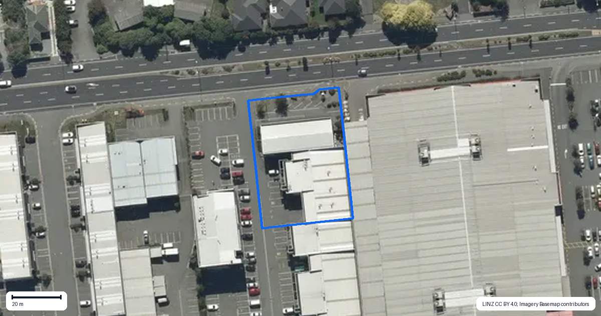 Property context map for 2/295 Blenheim Road, Upper Riccarton, Christchurch