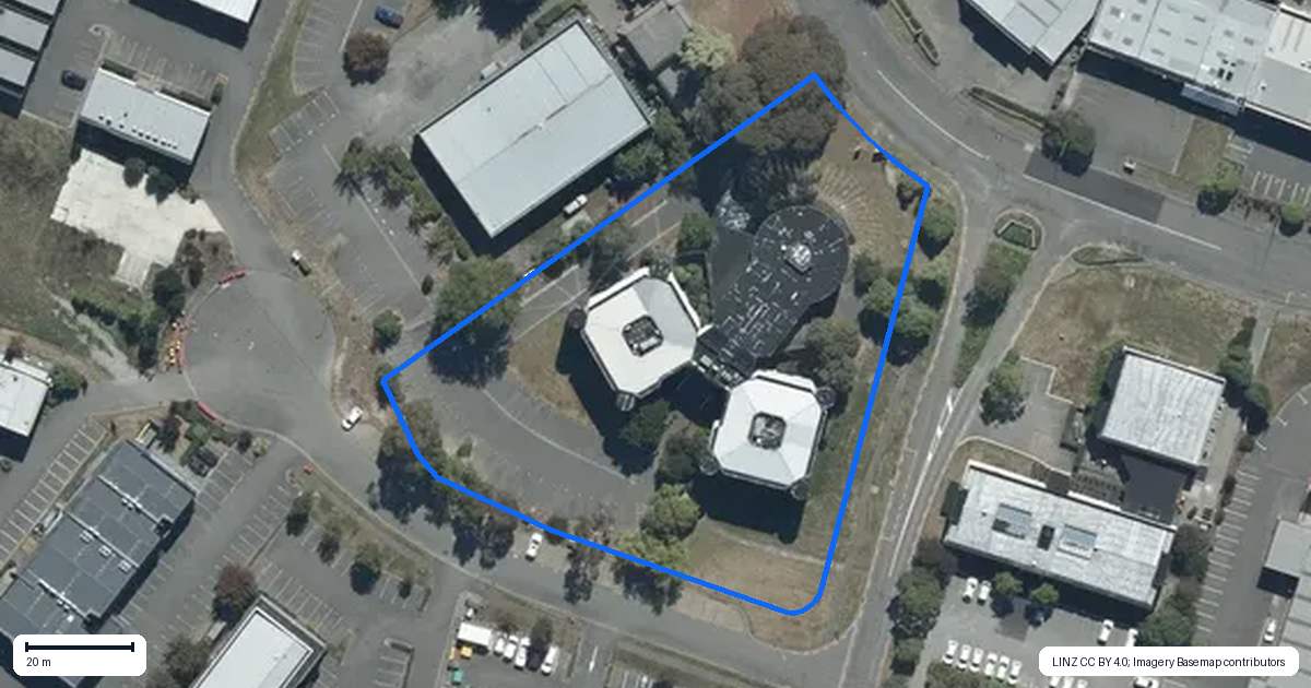 Property context map for 19 Sheffield Crescent, Burnside, Christchurch