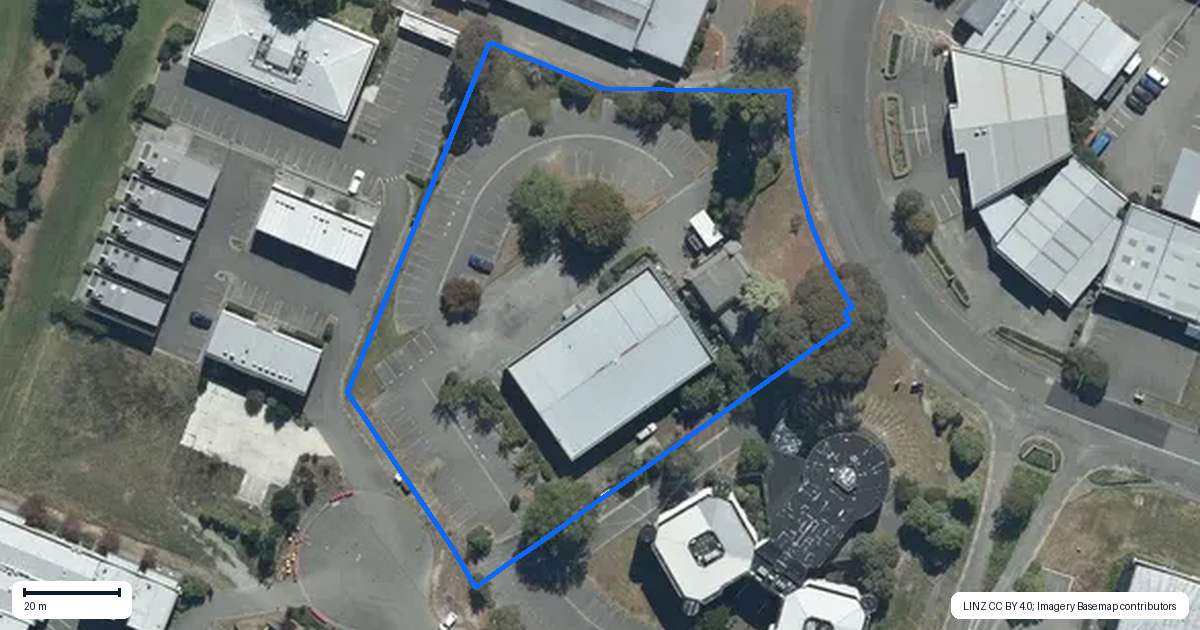 Property context map for 21 Sheffield Crescent, Burnside, Christchurch