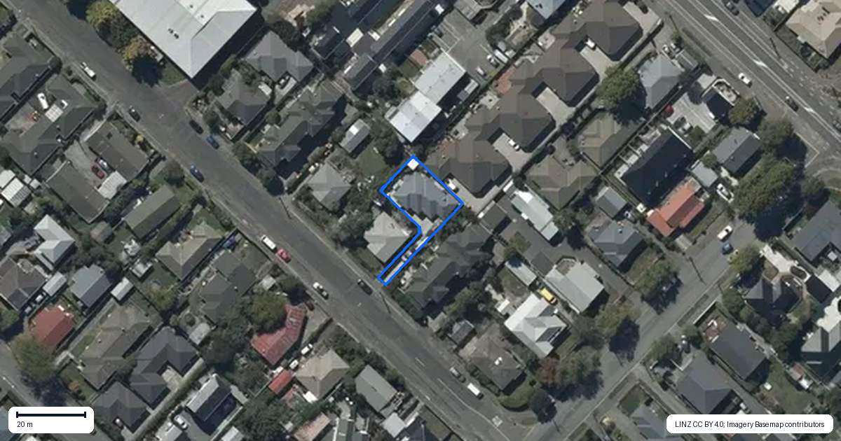 Property context map for 51 Hume Street, Sydenham, Christchurch