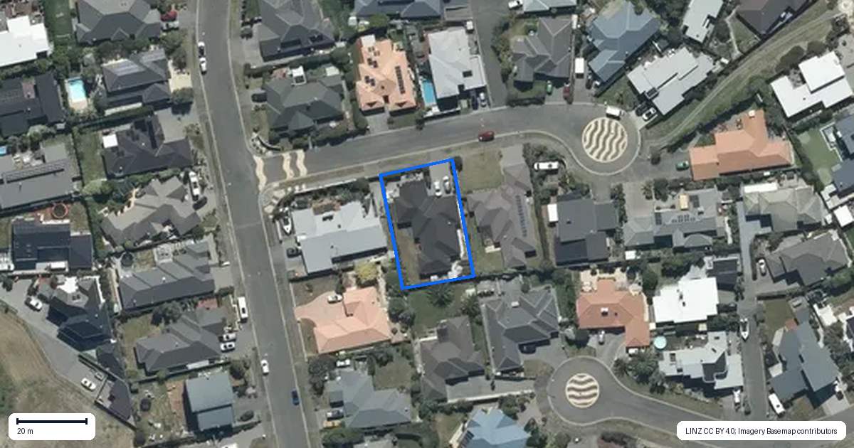 Property context map for 4 Sandpiper Place, Waimairi Beach, Christchurch