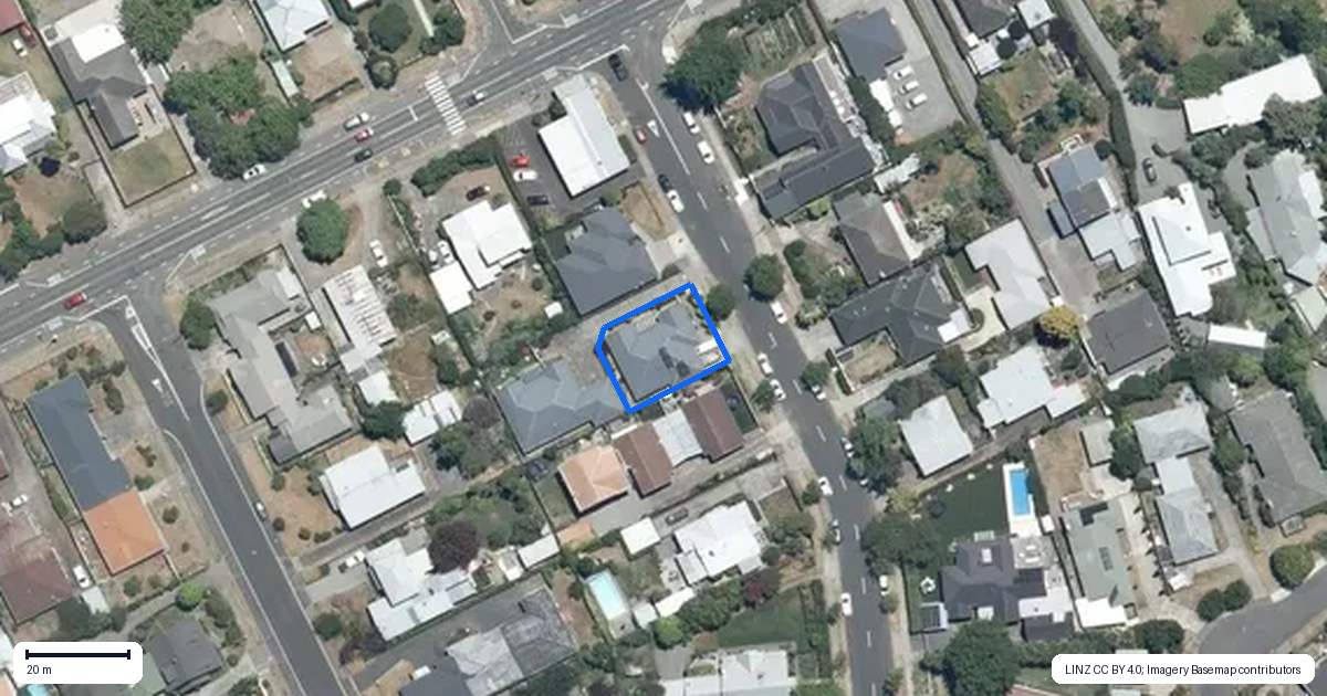 Property context map for 4A Lindsay Street, Havelock North