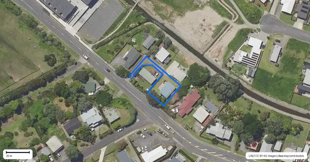 Property context map for 46 Wilson Road, Waihi Beach