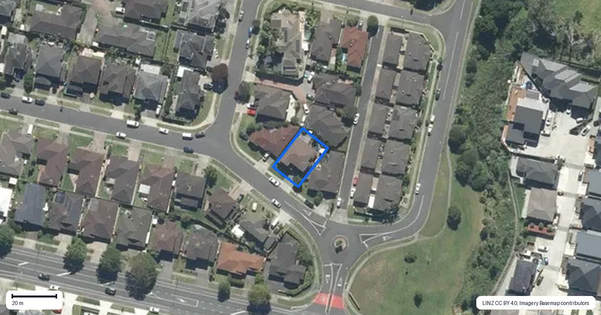 Property context map for 3 Plantation Avenue, Flat Bush, Auckland