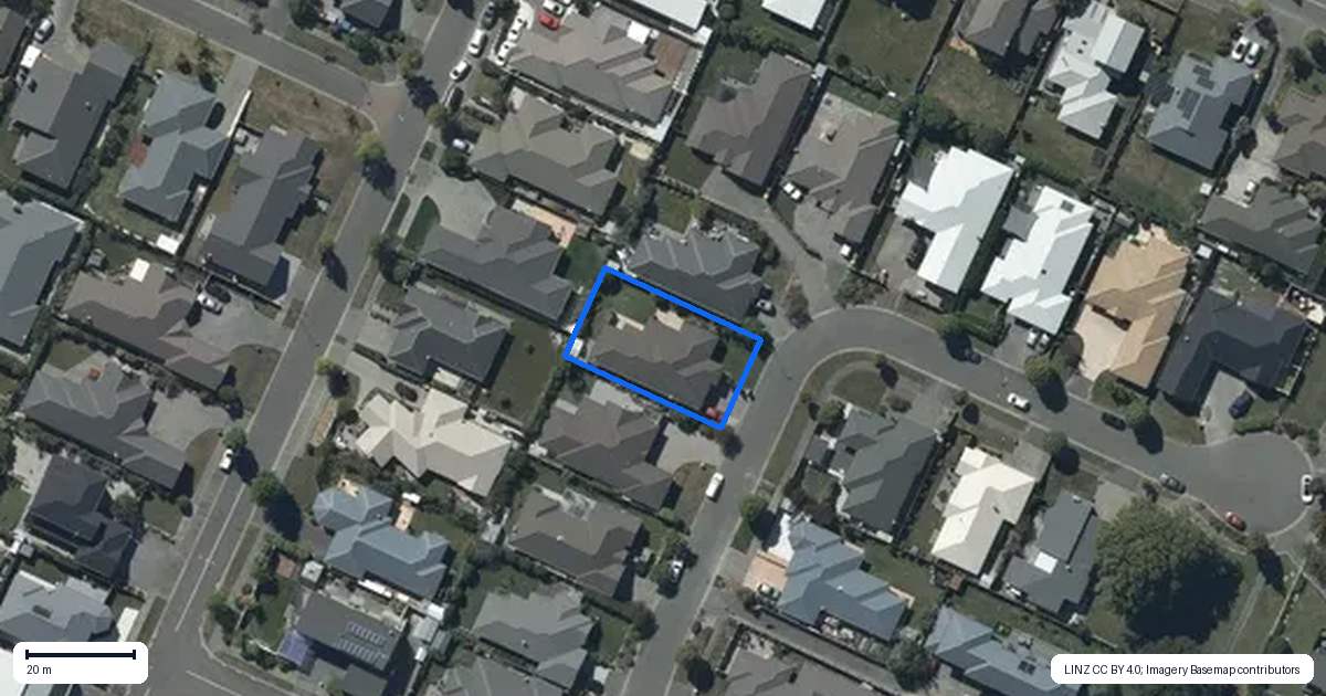 Property context map for 9 Cunneen Place, Aidanfield, Christchurch