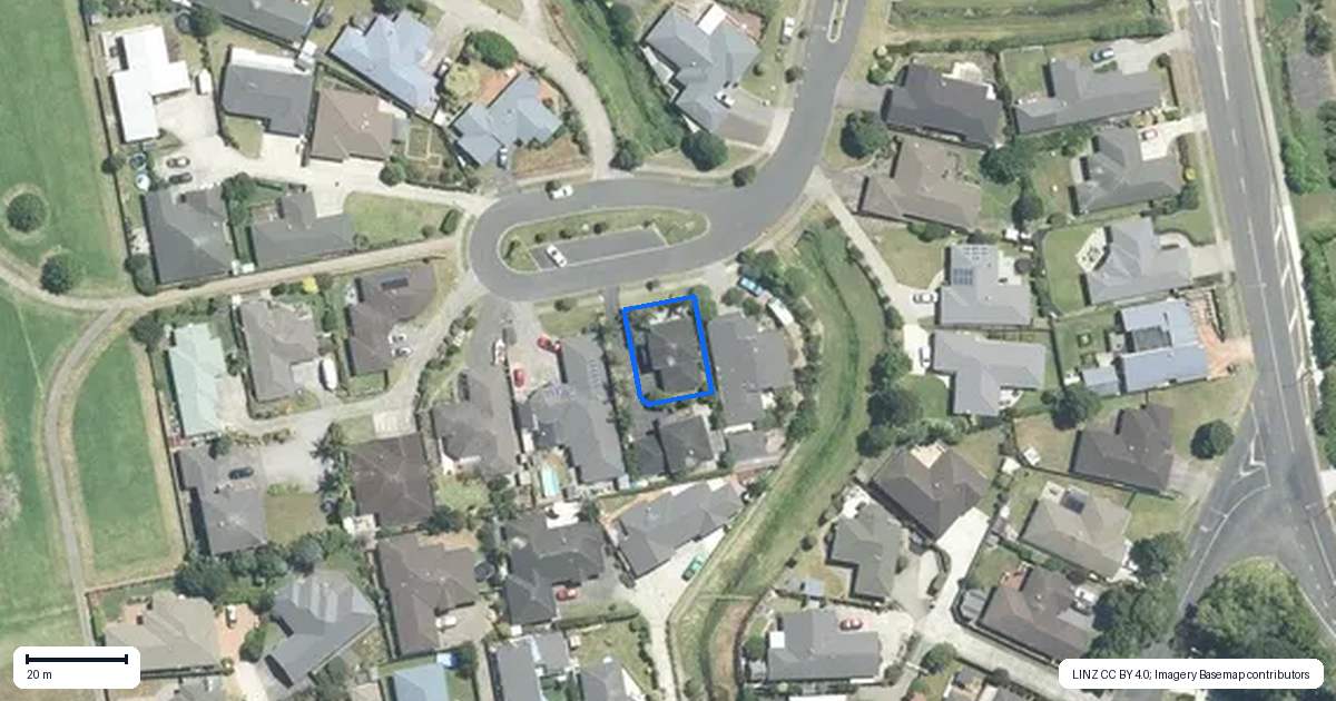 Property context map for 12 Eastside Drive, Pukekohe