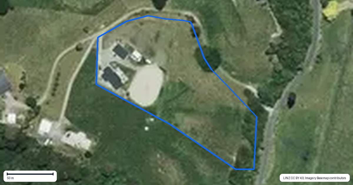 Property context map for 220A Braemar Road, Manawahe, Whakatane