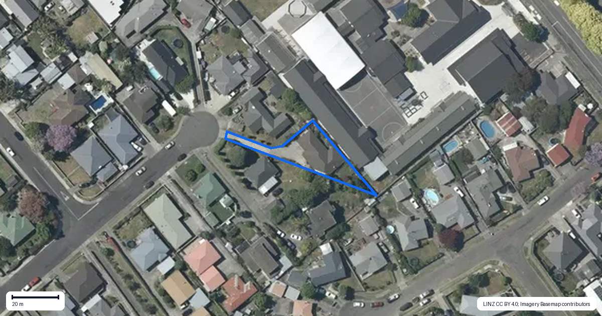 Property context map for 8A Chester Street, Taradale, Napier