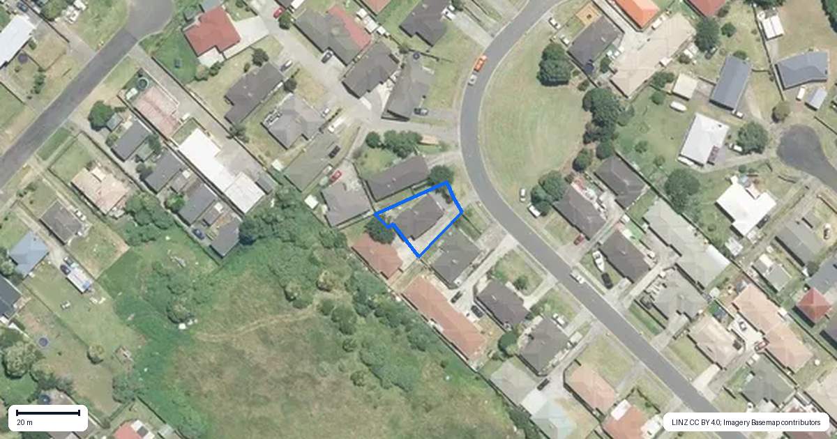 Property context map for 16 Margarita Rise, Pukekohe