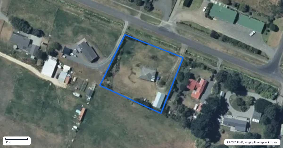 Property context map for 46A Purcell Street, Foxton