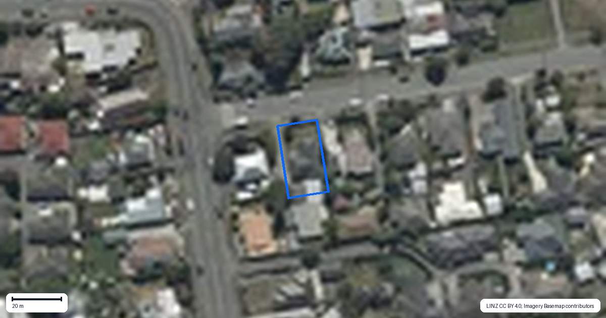 Property context map for 4A Mundys Road, Dallington, Christchurch