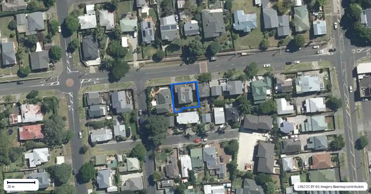 Property context map for 95 Arthur Street, Onehunga, Auckland
