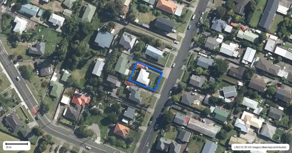 Property context map for 8 Copley Street, New Lynn, Auckland